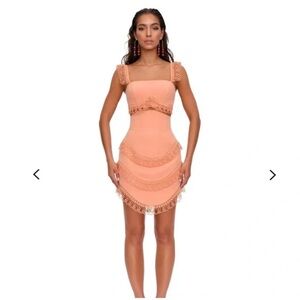 Andrea Iyamah Rizo Co-Ord Set (Peach)